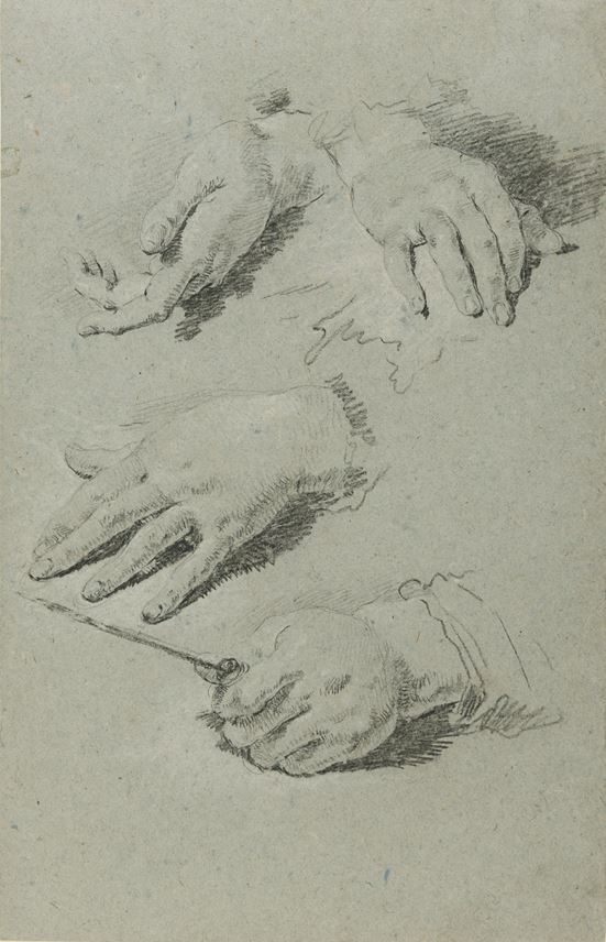 Francesco FONTEBASSO - Four Studies of Hands | MasterArt